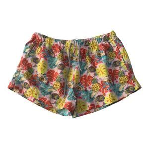 Boardies size large women's tropical pineapple Apparel Colorful Swim Shorts